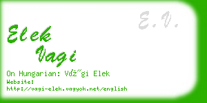 elek vagi business card